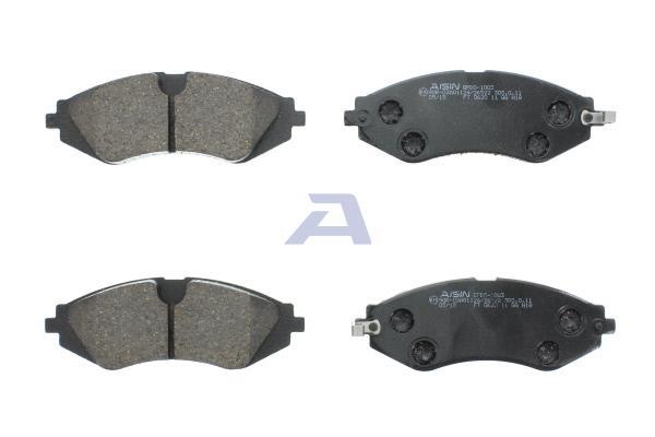 Jeu de 4 plaquettes de frein AISIN ref. BPDO-1003